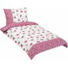 BELLATEX Obliečky bavlna 90/215 ružička 140 × 200 cm, 70 × 90 cm