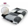 DRYBED Premium Vet Bed Patchwork čierny 100 x 75 cm