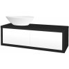 Dreja Umývadlová skriňa STORM SZZ2 120 (umývadlo Triumph) - L03 Antracit vysoký lesk / L01 Biela vysoký lesk / Levé