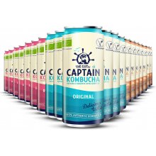GUTsy Captain Kombucha Multi-Flavor pack CANs 20 x 250 ml