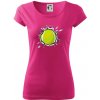 Tenisová loptička v triku - Dámske tričko Pure - 2XL ( Purpurová )