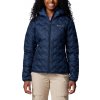 Columbia Dámska bunda Delta Ridge™ II Down Hooded Jacket modrá Farba: Collegiate Navy, Veľkosť: M