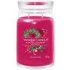 Svíčka ve skleněné dóze Yankee Candle, Jiskrné zimní bobule, 567 g