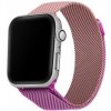 AppleKing kovový remienok milánsky ťah pre Apple Watch Ultra 49mm / 46mm / 45mm / 44mm / 42mm - fuksiový - možnosť vrátiť tovar ZADARMO do 30tich dní