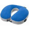 Vankúš Cocoon U-Shaped Down Neck Pillow - true blue/grey