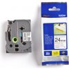 páska BROTHER TZS251 čierne písmo, biela páska extra lepivá ADHESIVE Tape (24mm) (TZES251)