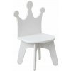 Baby-raj Detská stolička Princess stabilná 4-nohá s bezpečnými zaoblenými hranami, 53×30 cm
