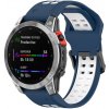 Remienok Sport Wristband modro-biely pre Garmin Fenix 7S / 6S / 5S