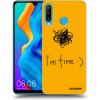 Picasee silikónový prehľadný obal pre Huawei P30 Lite - I am fine