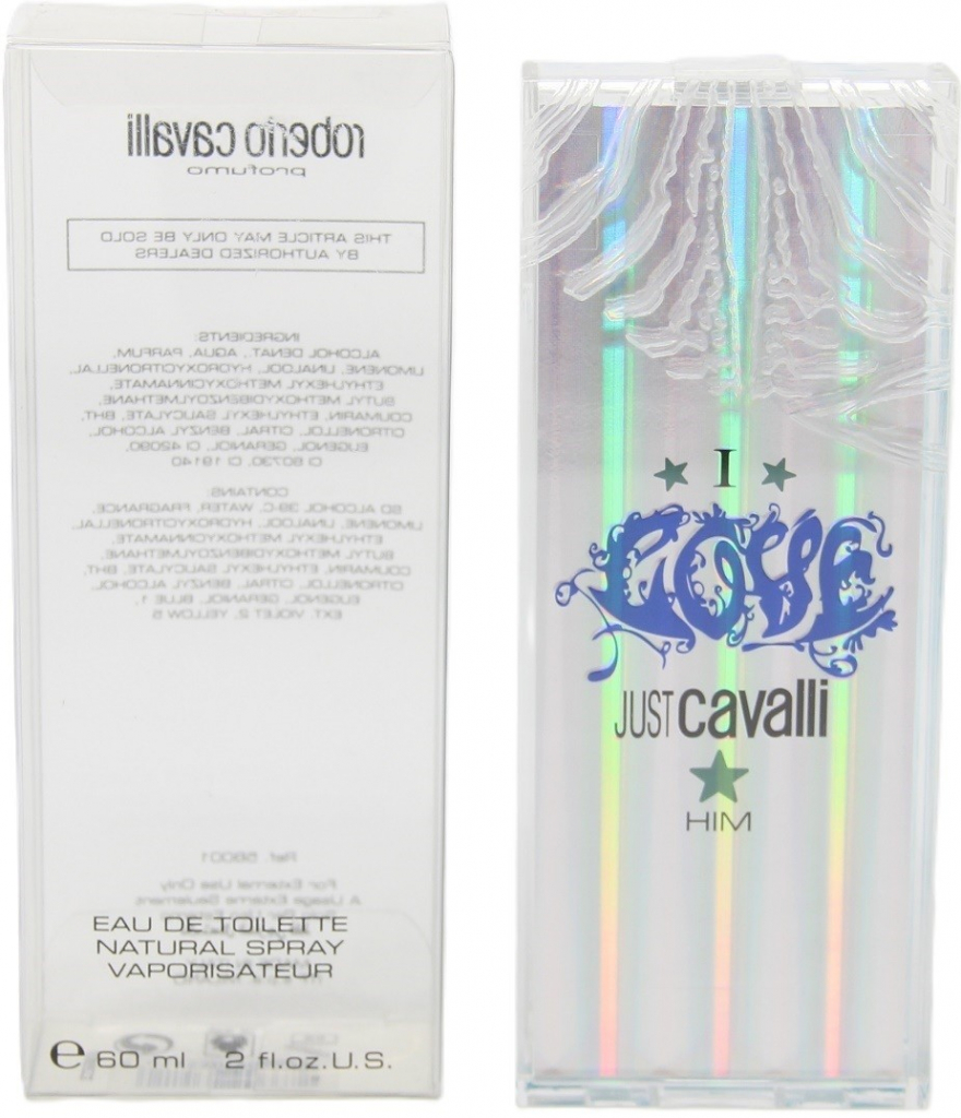 Roberto Cavalli Just Cavalli I Love Him toaletná voda 60 ml pánska