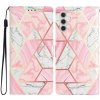 VSETKONAMOBIL 69391 ART Peňaženkový kryt pre Samsung Galaxy A05s PINK MARBLE