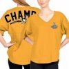 Dámské tričko Pittsburgh Penguins NHL Fanatics Branded Women's 2017 Stanley Cup Champions Rink Spirit T-Shirt - Gold Veľkosť: M
