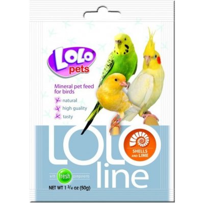 Lolo Pets Lololine mušle a vápnik 50 g