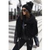 Fashionweek Súprava dámskej čiapky, šálu JK-montana Farba: Čierna, Veľkosť: Universal