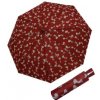 DOPPLER Mini Fiber Lovely - dámský skládací deštník červená 726465LC