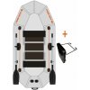Čln Kolibri K-270 T Lamelová podlaha + držiak motora - Šedý