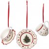 Villeroy & Boch Toy´s Delight Decoration vianočná závesná dekorácia servis 3 ks 14-8659-6664