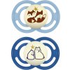 MAM Perfect Night 6m+ cumlík Blue/ Dark Blue 2 ks