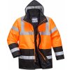 PORTWEST Portwest S467 Reflexná vetrovka Hi-Vis Two tone Traffic Oranžová-Čierna, XL