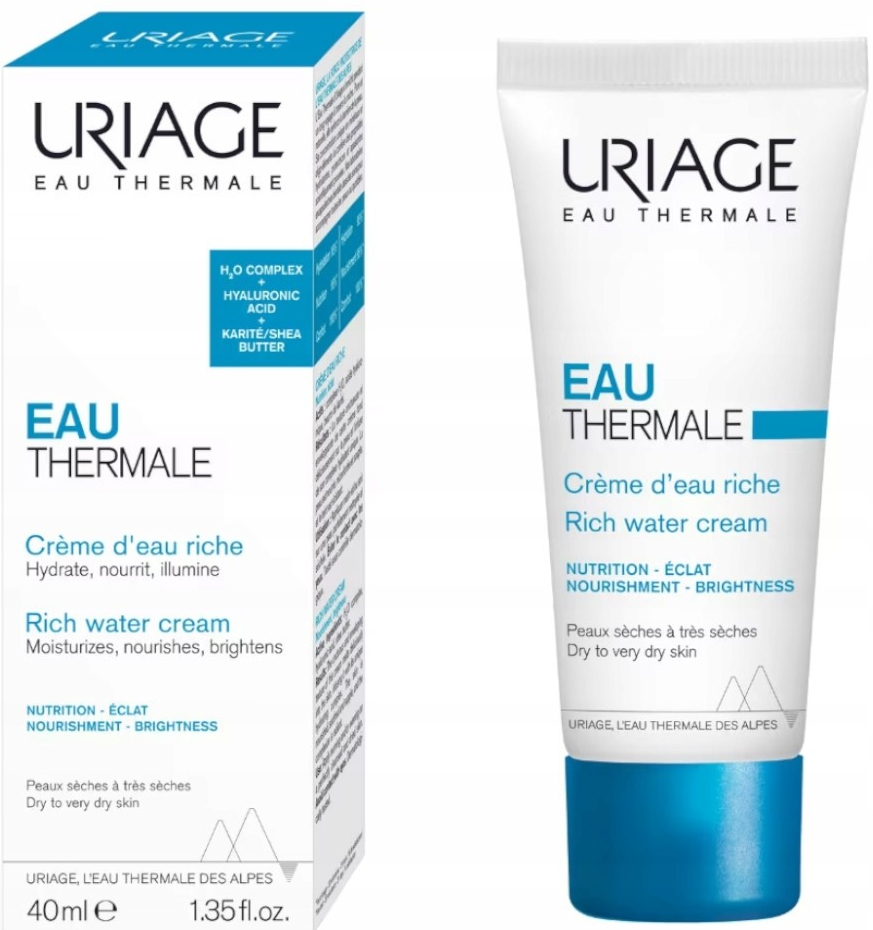 Uriage Eau Thermale výživný a hydratačný krém pre suchú až veľmi suchú pleť 40 ml