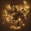 German Svetelný záves LED / 120 LED / 2,9 m / vonkajší a vnútorný / teplá biela