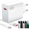 Xiaomi originálna sieťová nabíjačka USB A QC3.0 3A 45W MDY-17-EF biela