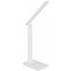 Globo 58400W LED stolné svietidlo Bulla 1x6W | 350lm | 3000-4500-6000K - stmievateľná, USB, dotykový spínač, biela
