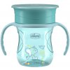 Chicco 360 Perfect X tréningový hrnček s držadlami Teal 200 ml