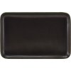 GENWARE Tanier porcelánový, výška: 28 mm, dĺžka: 304 mm, šírka: 202 mm, čierny