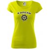Kapitán kormidlo - Dámske tričko Pure - 2XL ( Limetková )