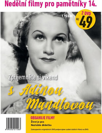 Nedělní filmy pro pamětníky 14. - Adina Mandlová DVD