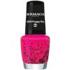 Dermacol Neon neónový lak na nechty s čiernymi bodkami 46 poppy pink 5 ml