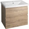 Aqualine Aqualine, ALTAIR umývadlová skrinka 67x60x45cm, dub emporio, AI370
