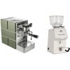 Stone Espresso Mine Green + Ascaso H64, white