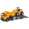 Polesie Auto Volvo ťahač + Trailer + Traktor nakladač