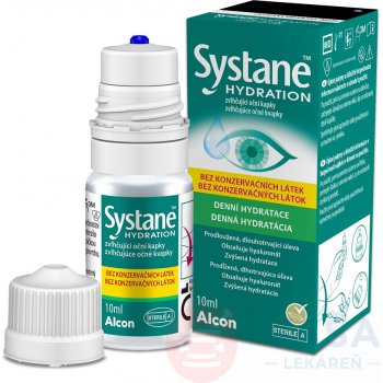 Alcon Systane Hydration očné kvapky bez konzervantov 10 ml