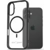 Kryt na mobil AlzaGuard Clear TPU Case Compatible with Magsafe pre iPhone 16 čierne (AGD-PCMT32B)