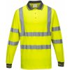 Portwest S271 Reflexná polokošeľa s dlhým rukávom Fluorescenčno žltá, 3XL