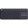 Logitech K400 Plus klávesnica bezdrôtová CZ/SK, čierna 920-007151
