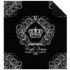 DETEXPOL Prehoz na posteľ Royal Dreams black Polyester, 170/210 cm