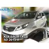 Deflektory - protiprievanové plexi Kia Sportage 5D 2010 - 2016