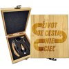Sablio Darčeková sada na víno Život je cesta, nie cieľ: 147×168×49 mm