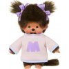 Monchhichi Mončiči dievča vo svetri s písmenom M 20 cm