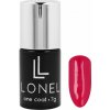 Červeno ružový gél lak LONEL One Coat 7g 052