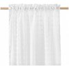 Biela záclona CASABLANCA so vzorom guličiek 140 x 250 cm