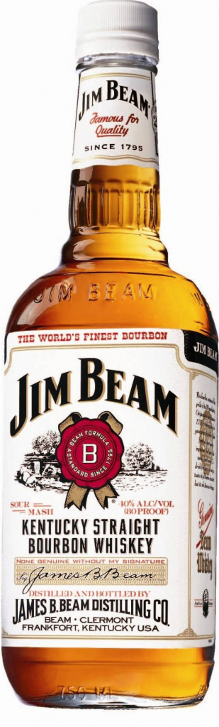 Jim Beam 40% 1 l (čistá fľaša)