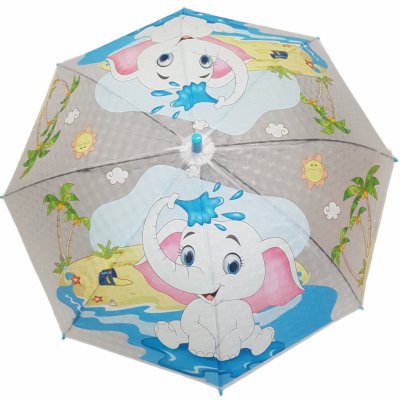 Slon dětský deštník průhledný