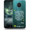 Picasee silikónový prehľadný obal pre Nokia 7.2 - Kazma - SVĚT PATŘÍ TĚM, CO SE NEPOSEROU