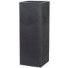 Kvetináč plast sivý Scheurich 26 cm x 26 cm x 70 cm