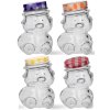 Home Deco Dóza sklenená medvedík s uzáverom 80 ml